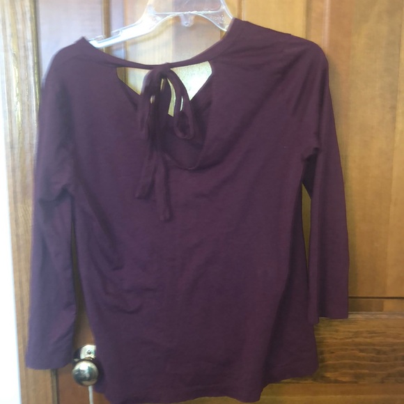 Loft long sleeve tee with tie in back - Picture 2 of 3